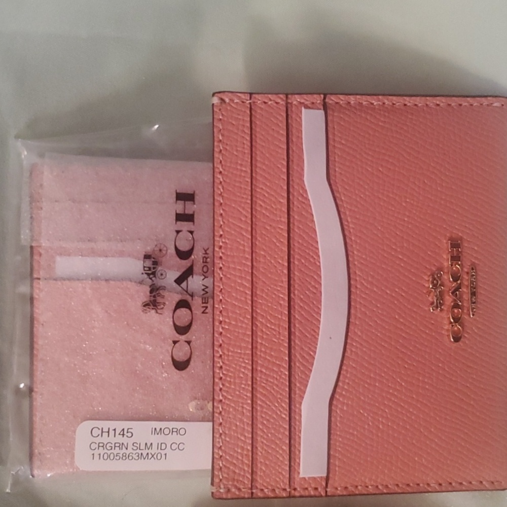 BNWT Authentic Coach Id holder $65-. OBO. Yellow 2 Left  Orange 1 Left - Picture 5 of 8